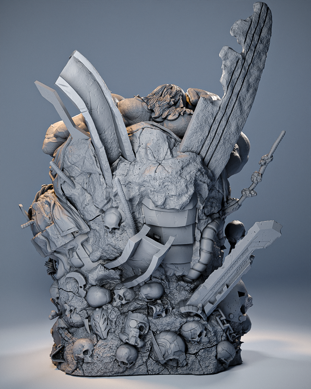 1795 Maestro Hulk_Marvel Comics - STL 3D Print Files