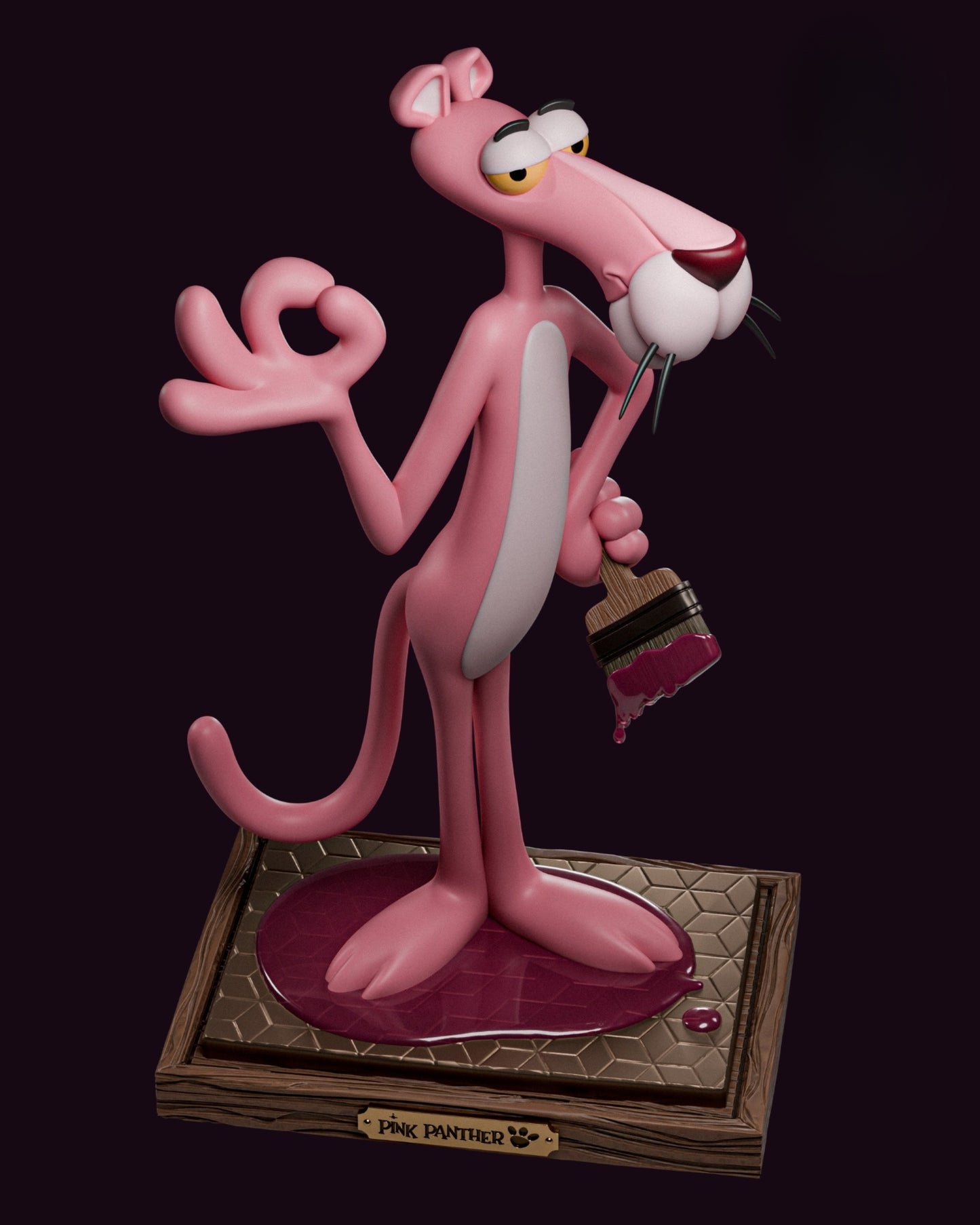 0842 Pink Panther - STL 3D Print Files