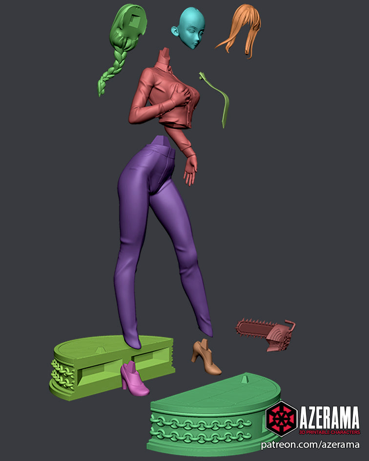 1892 Makima_Chainsawman NSFW 23 - STL 3D Print Files