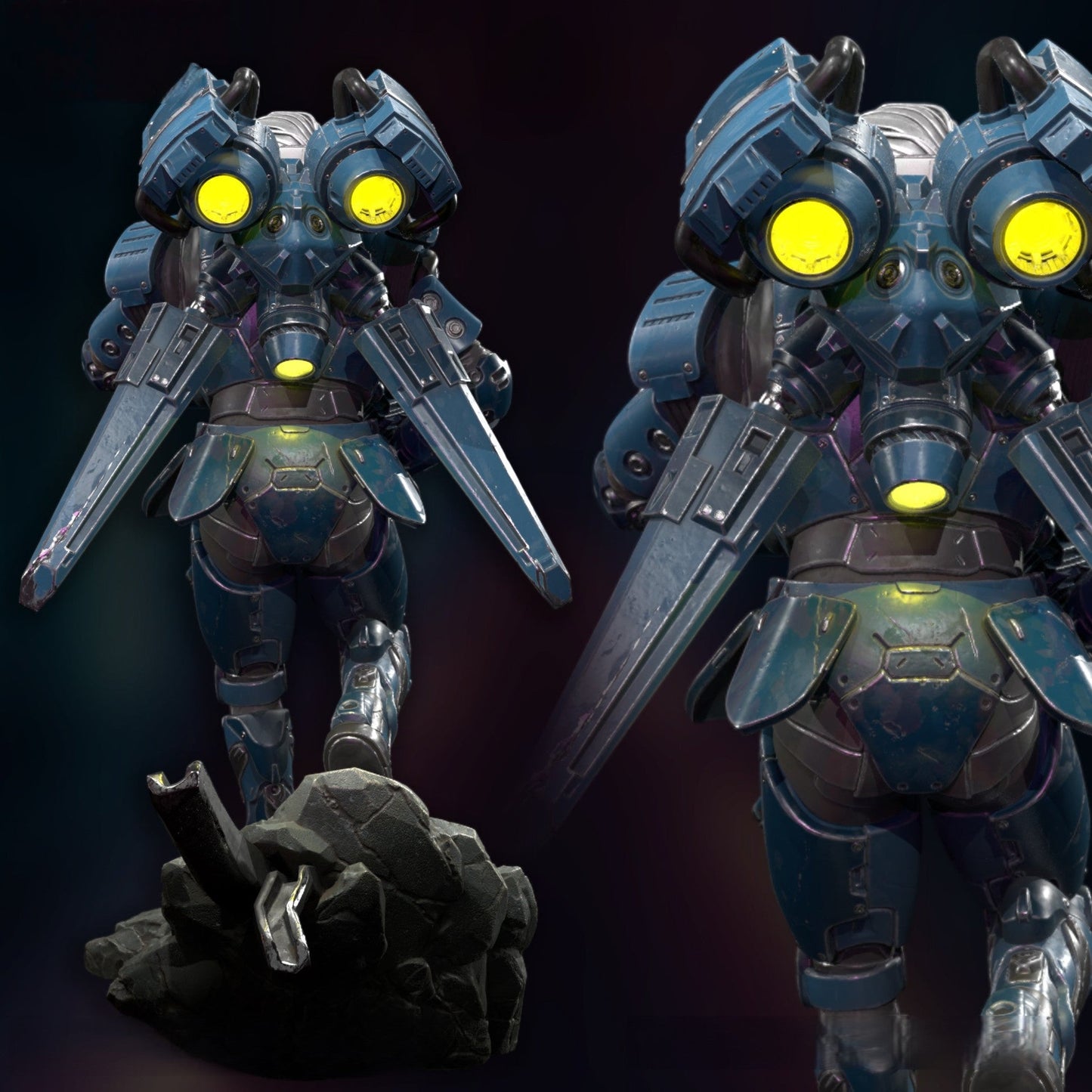 0677 Captain Aris - STL 3D Print Files