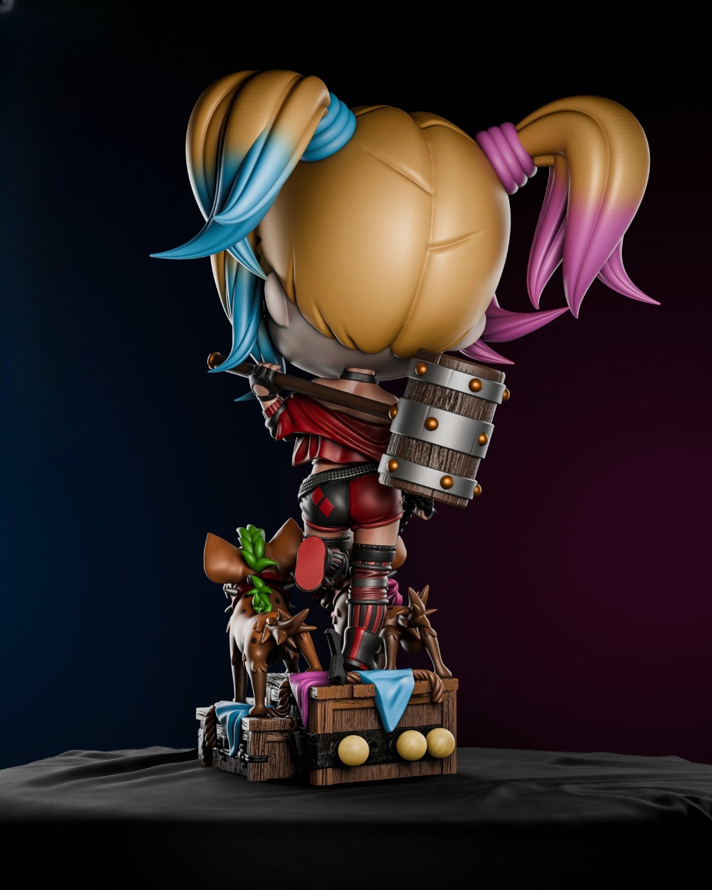 0579 Harley Quinn Chibi - STL 3D Print Files