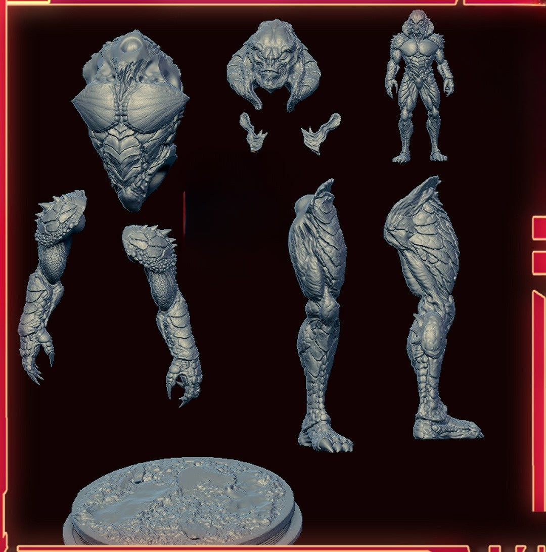 1285 Sten Zoanoid - STL 3D Print File