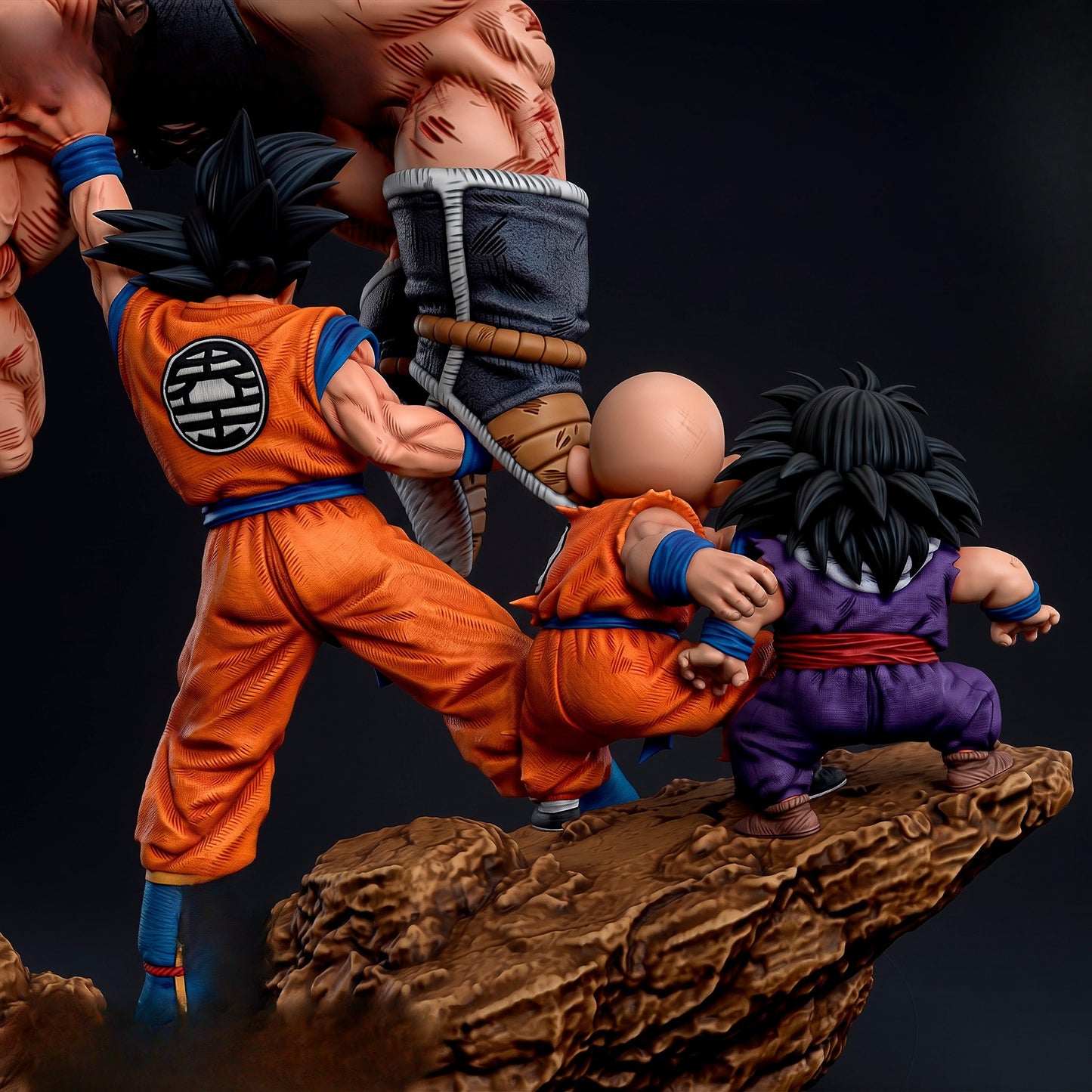 1553 Goku Nappa_Dragon Ball - STL 3D Print Files