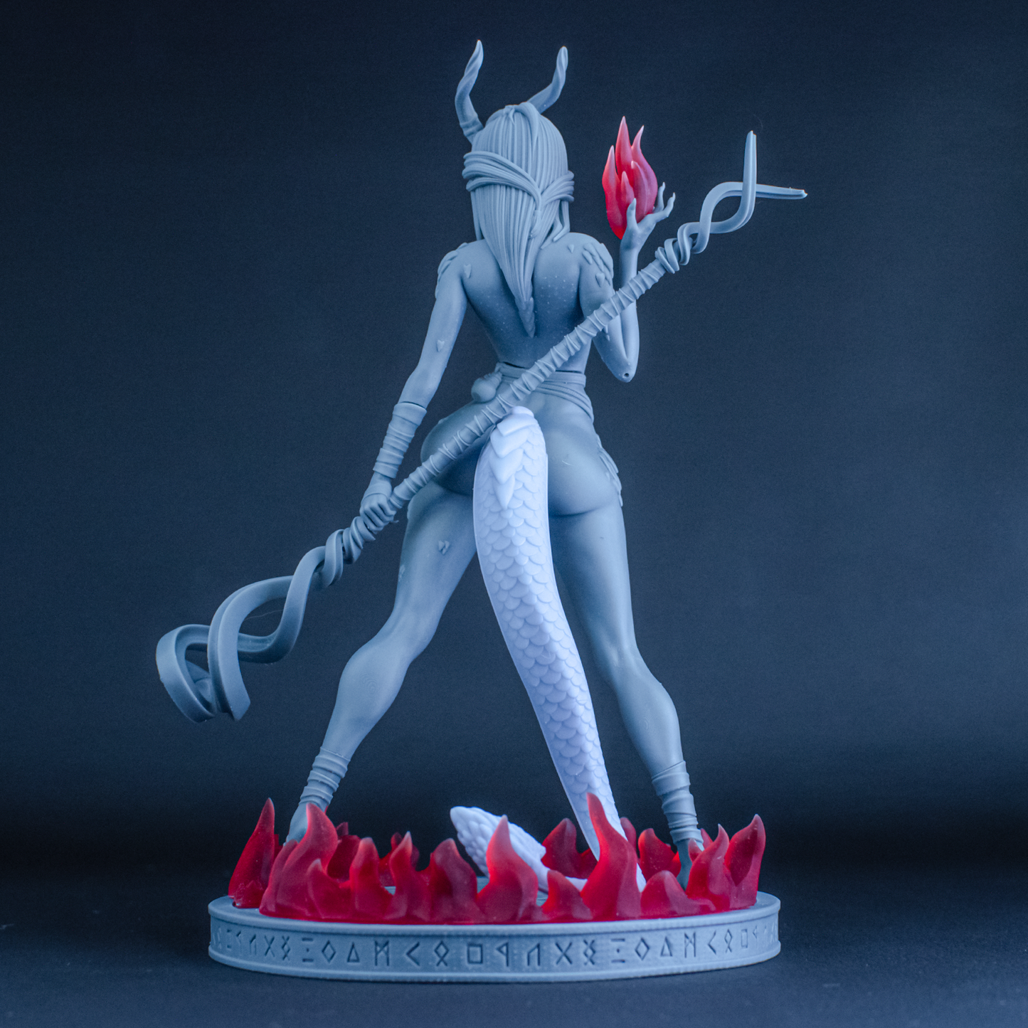 0214 Dragonborn fire priest - STL 3D Print Files