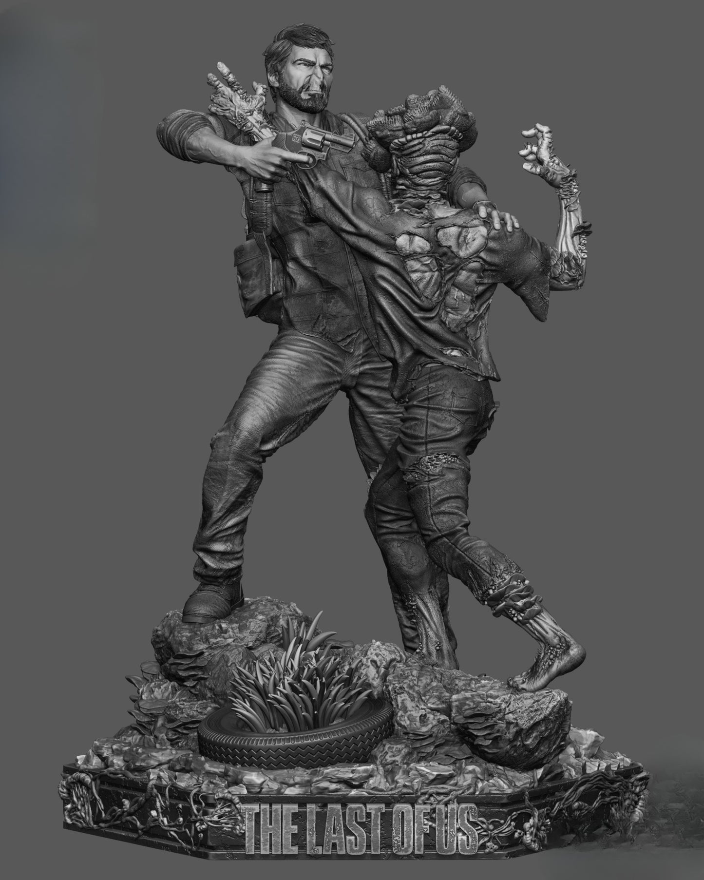 1361 Joel and Clicker_The Last of Us - STL 3D Print Files