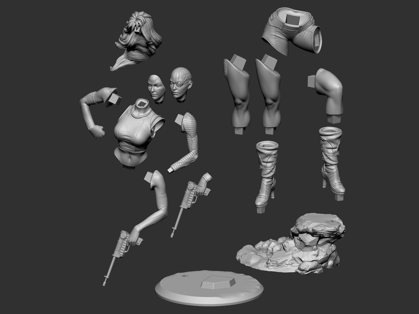 1179 Nebula_Marvel Comics - STL 3D Print Files