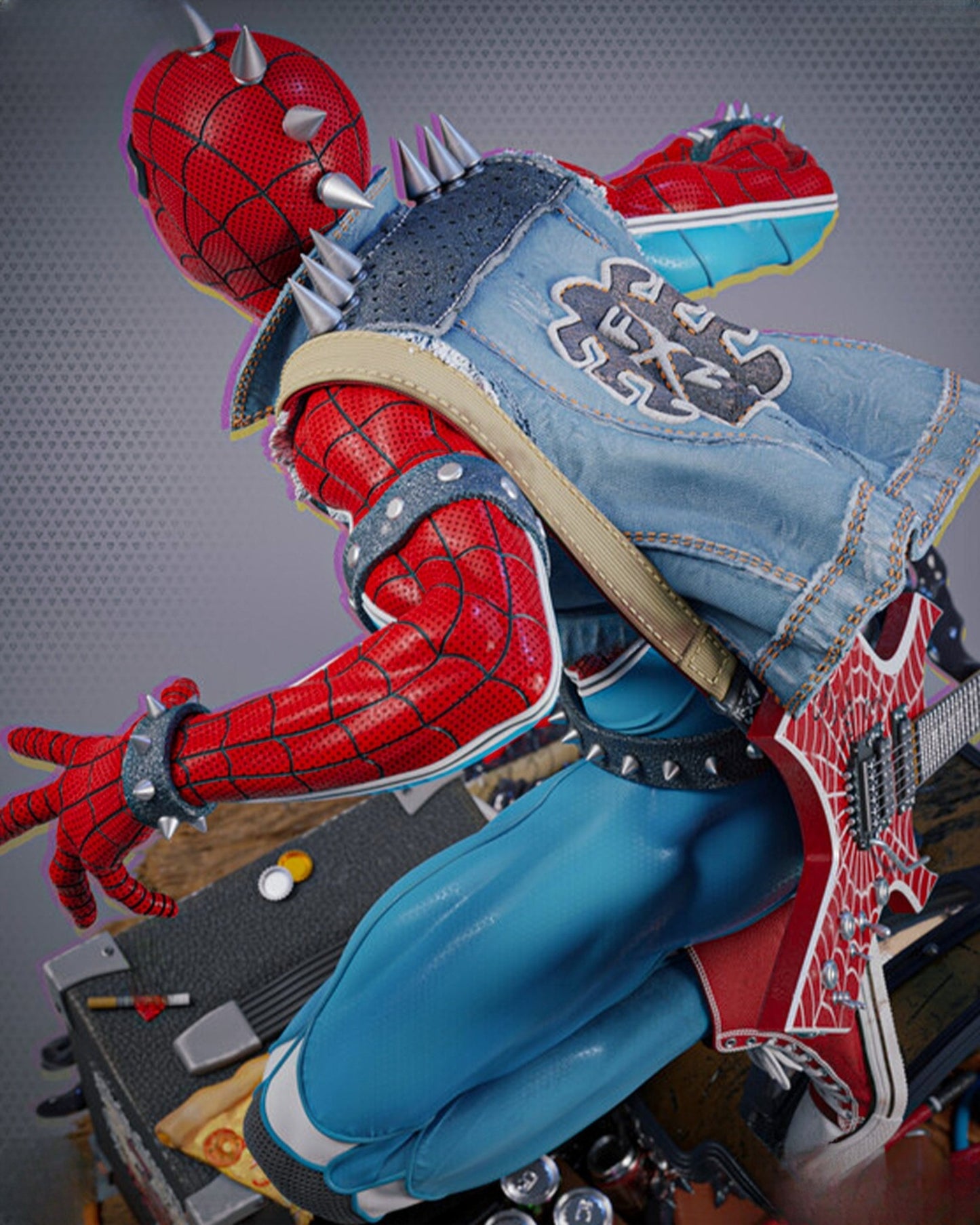 1308 SpiderPunk - STL 3D Print Files