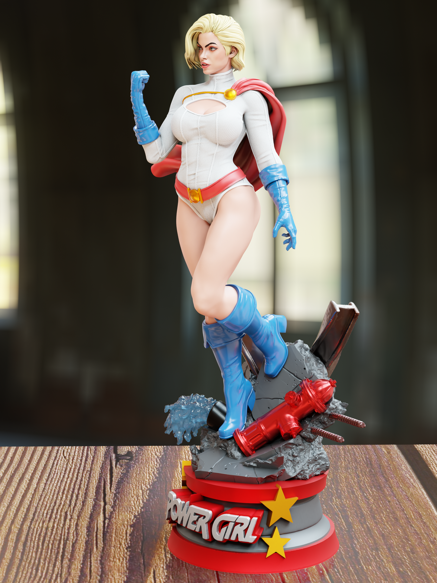 0501 Power Girl NSFW - DC Comics (2106) - STL 3D Print Files