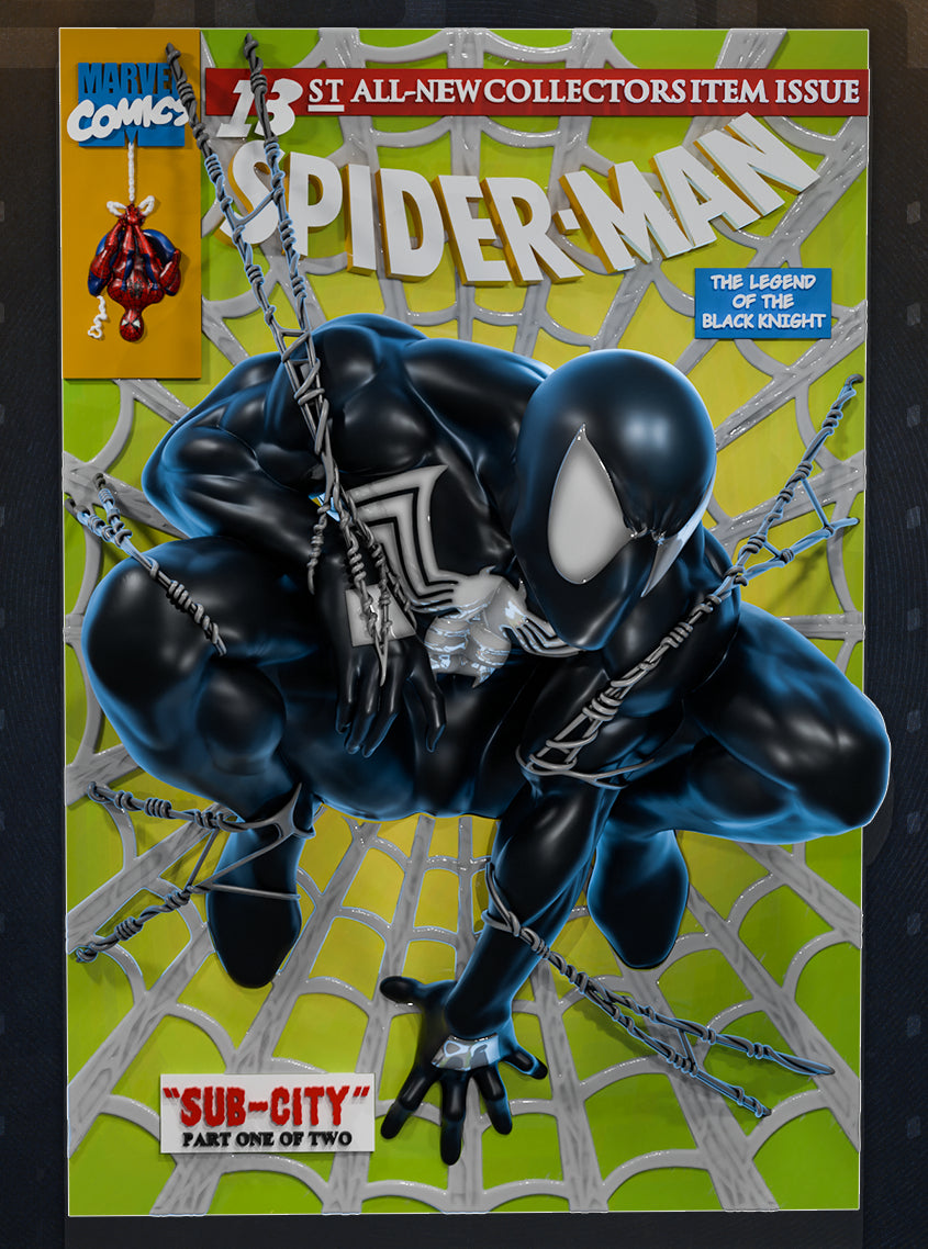 1421 Venom Spiderman Poster - STL 3D Print Files