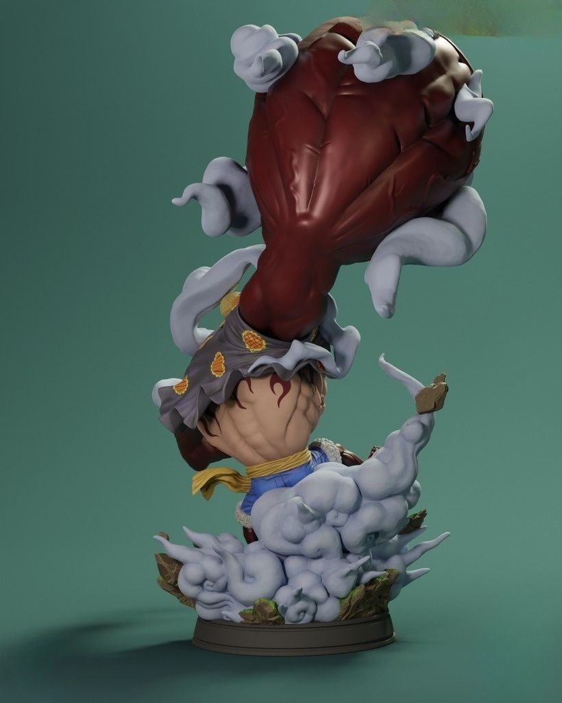 0297 Luffy Gear 4 (OP) - STL 3D Print Files