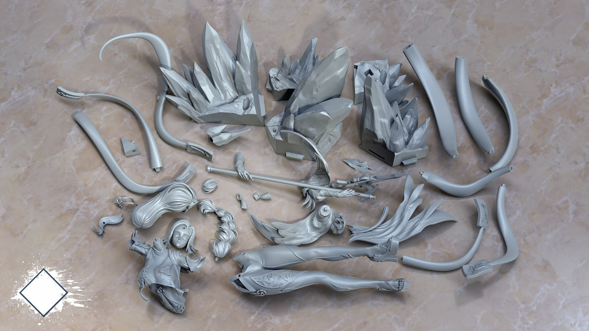 1787 Shenhe_Genshin Impact - STL 3D Print Files