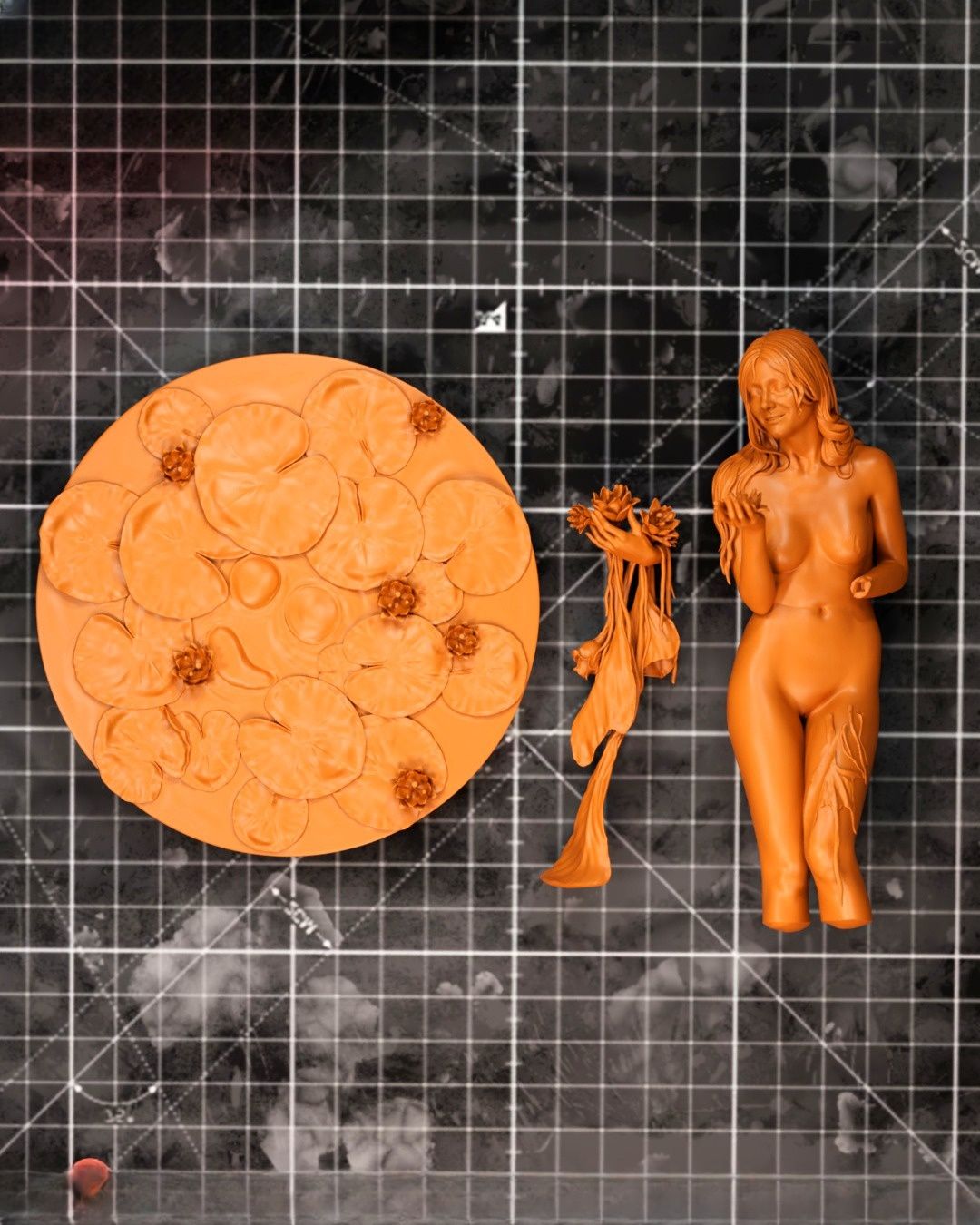 0355 The Lily - STL 3D Print Files