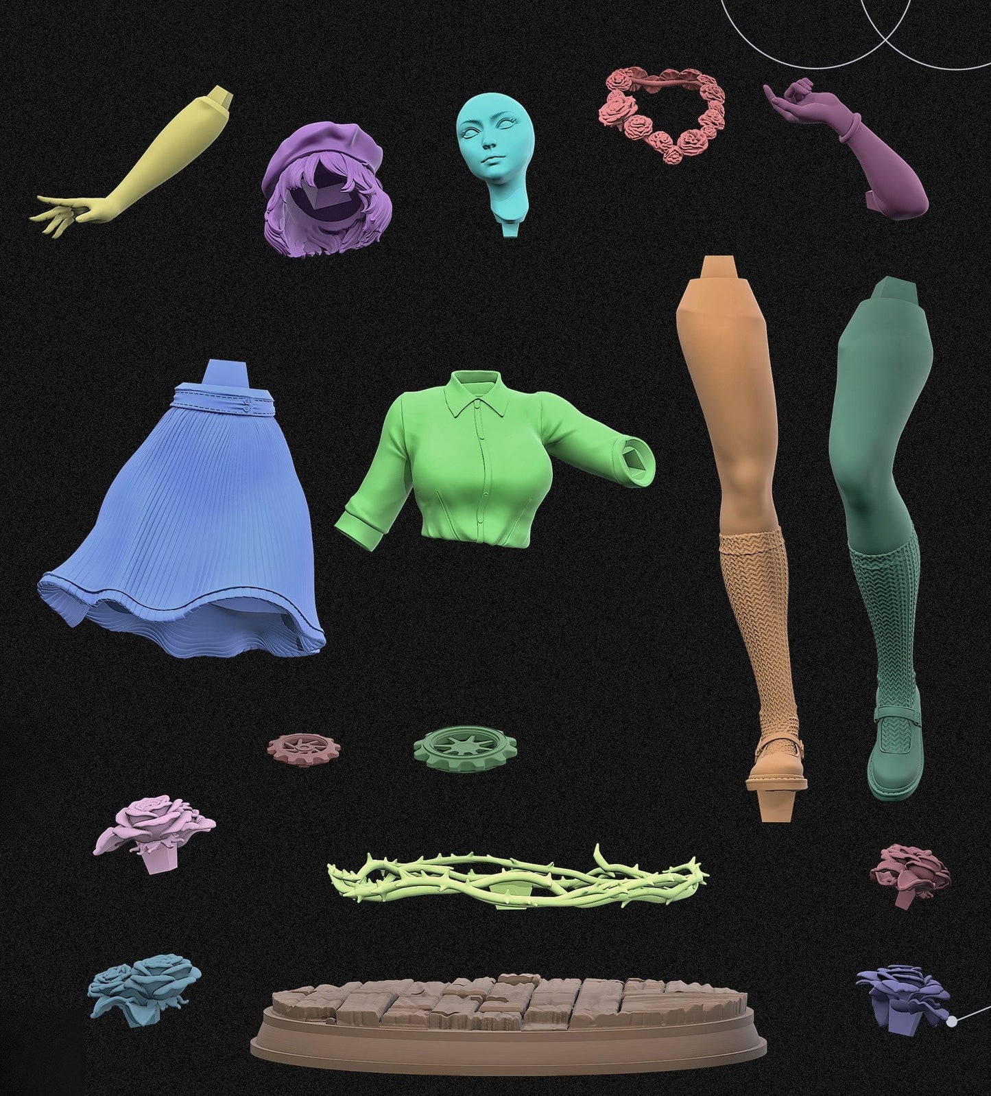 0413 Sophie_Expedition 33 - STL 3D Print Files