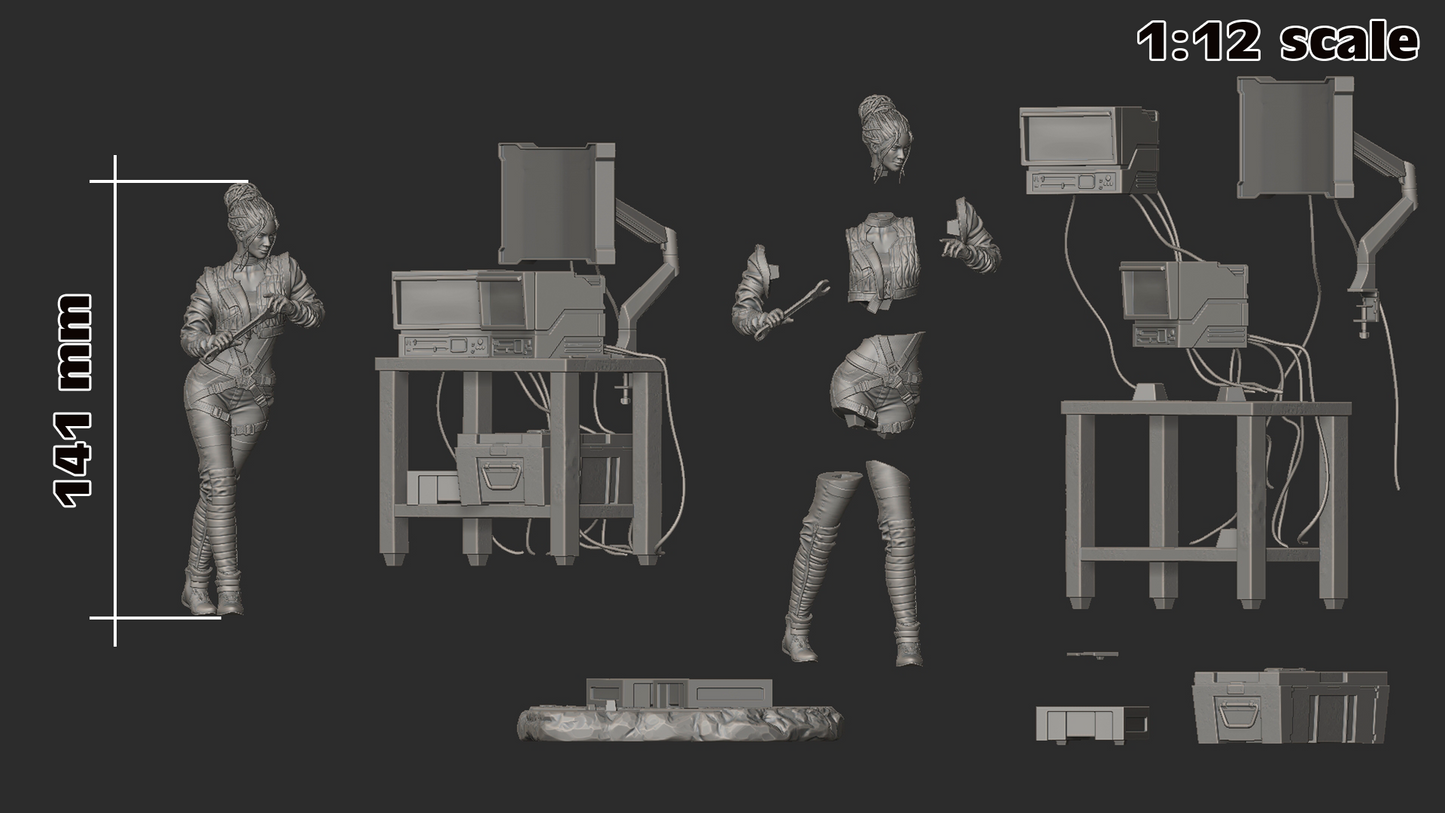 1153 Panam Palmer_Cyberpunk 2077 - STL 3D Print Files