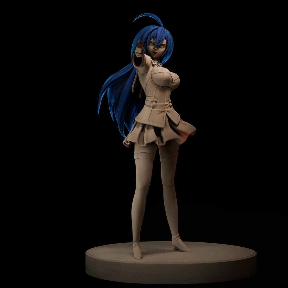 1829 Medaka Kurokami_Medaka Box NSFW - STL 3D Print Files