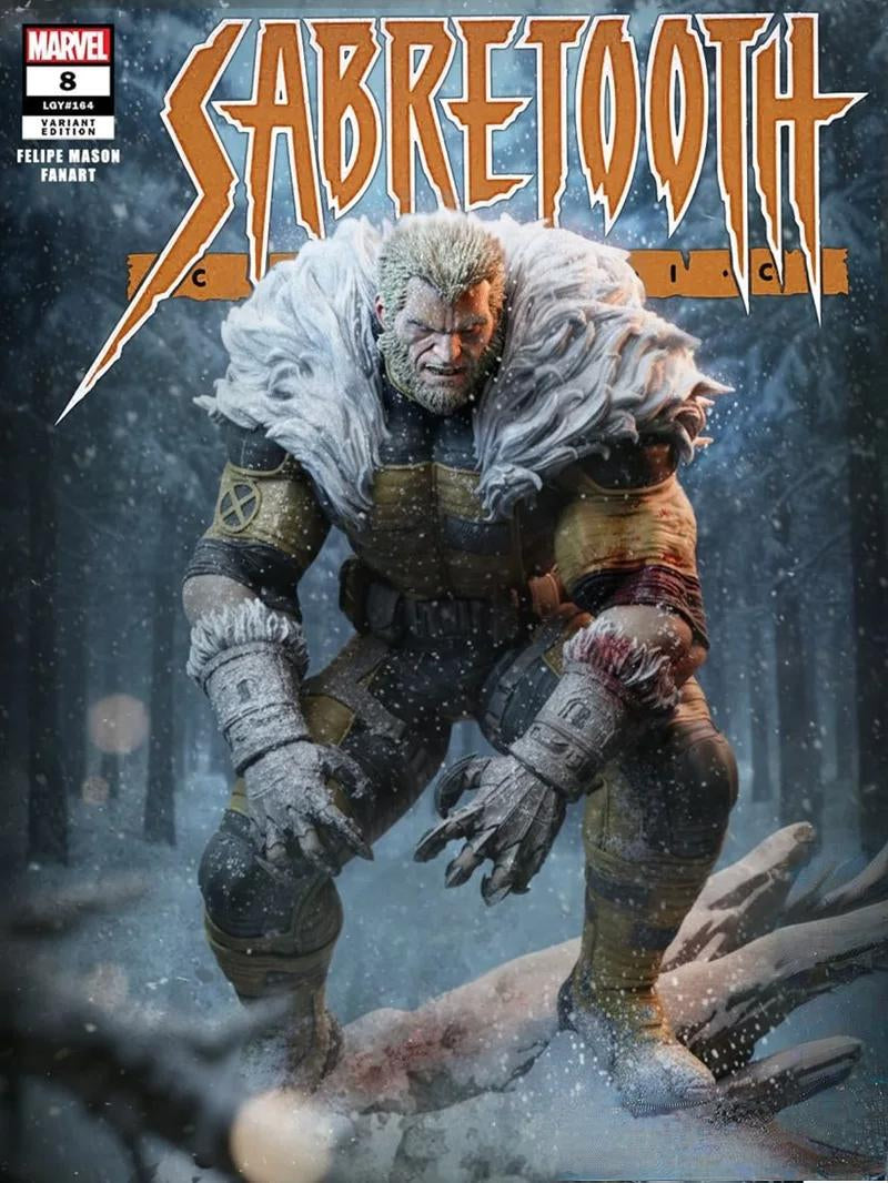 2000 Sabertooth_X-Men - STL 3D Print Files