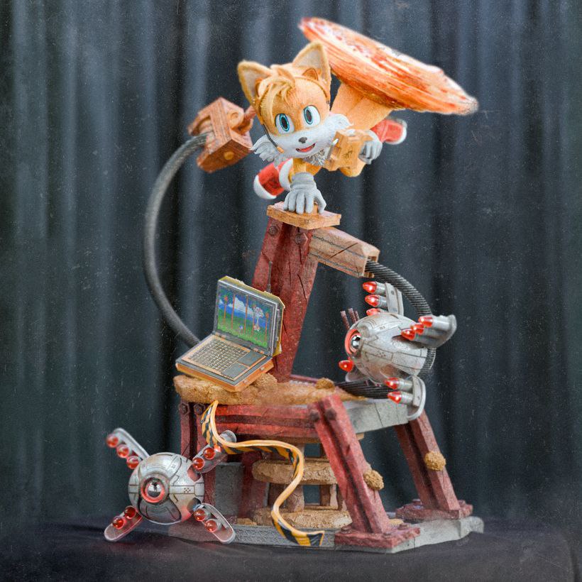 0810 Tails Sonic - STL 3D Print Files