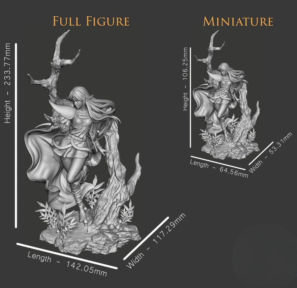 1759 Deedlit_Record of Lodoss War - STL 3D Print Files