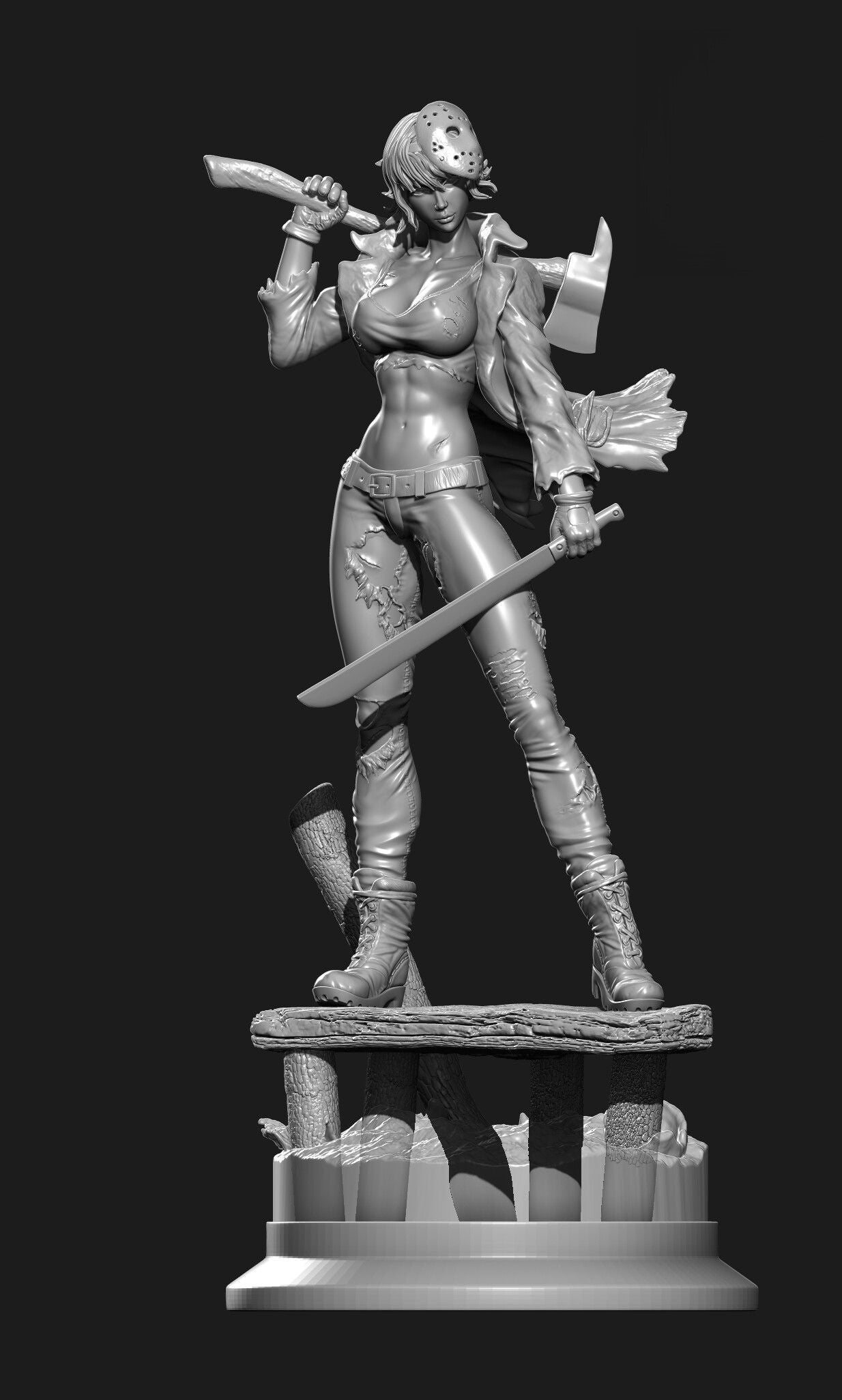0756 Jason 13th Female Version - STL 3D Print Files