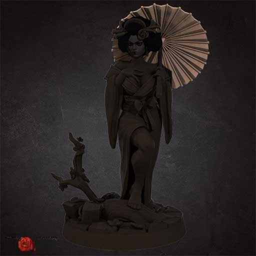 1162 Venomous Geisha - STL 3D Print Files