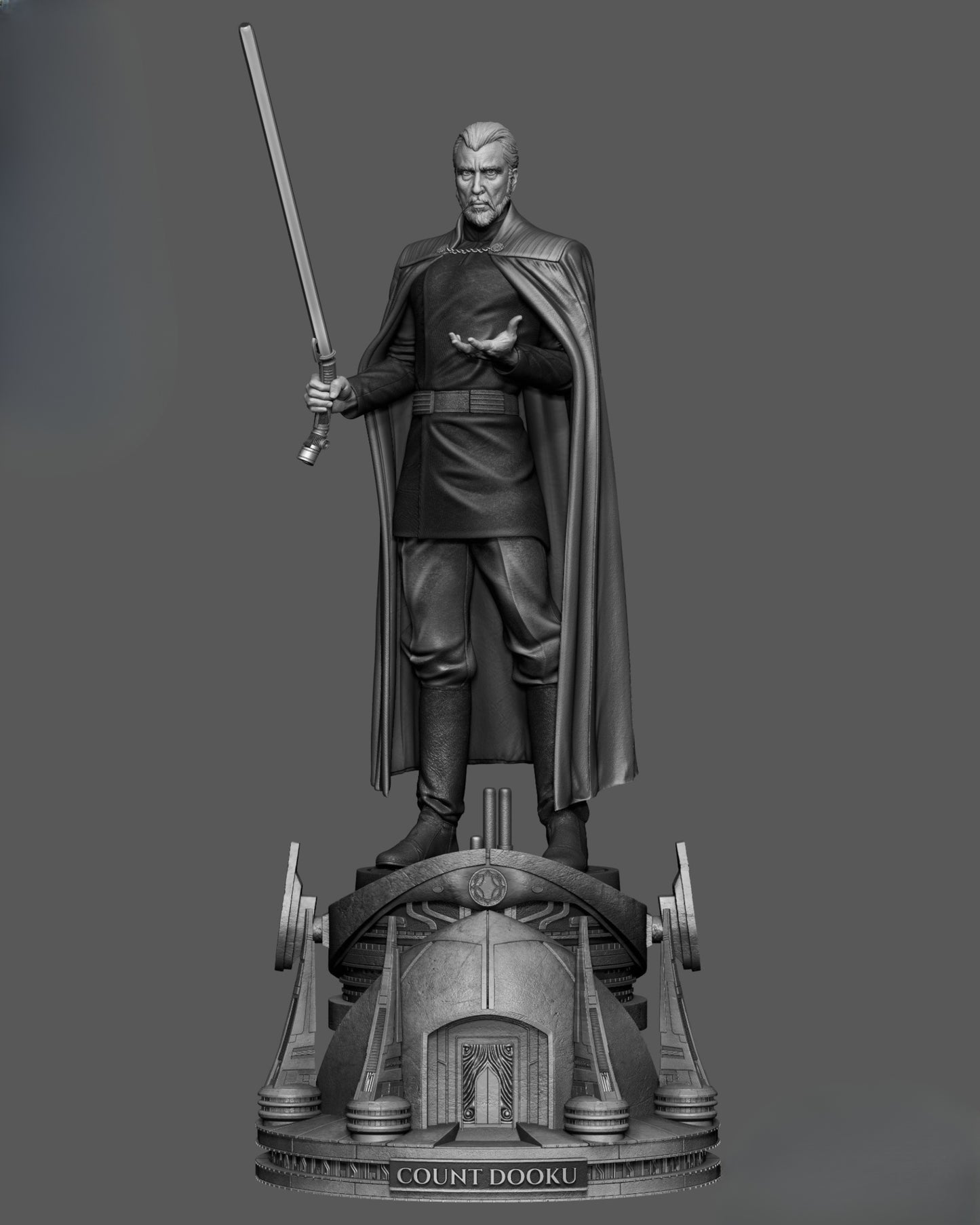 1174 Count Dooku_Star Wars - STL 3D Print Files