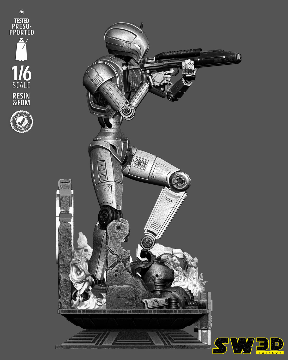 2110 HK-47_Star Wars Knights of the Old Republic - STL 3D Print Files
