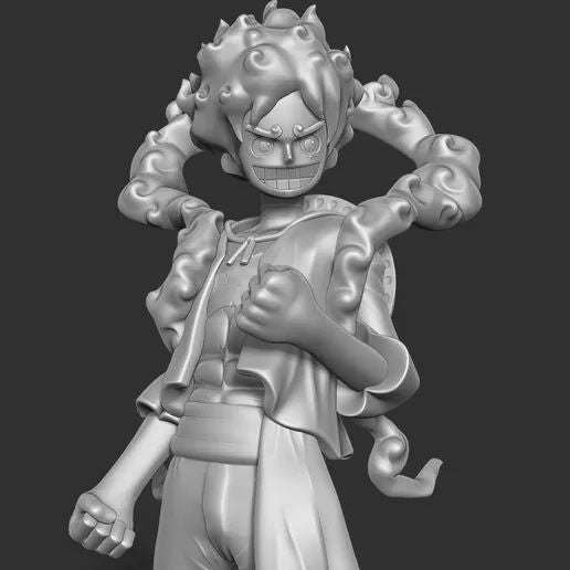 0236 Luffy Gear 5 (OP) - STL 3D Print Files