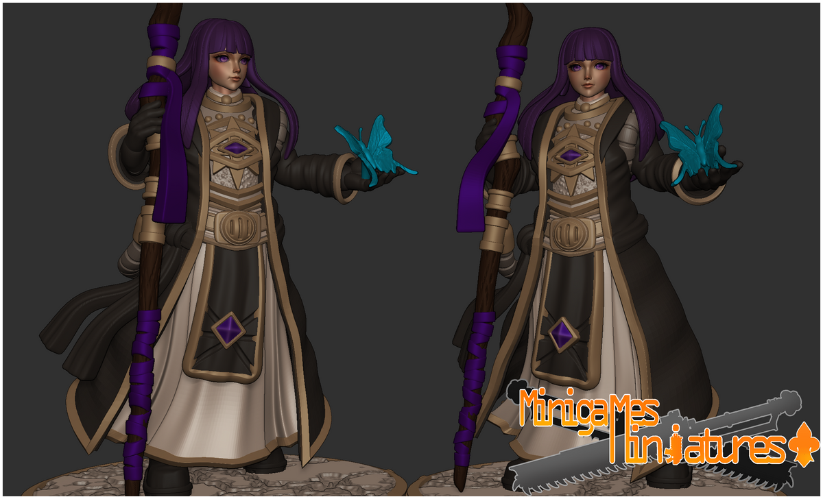 1883 Voidwitch Fern_Miniatures - STL 3D Print Files