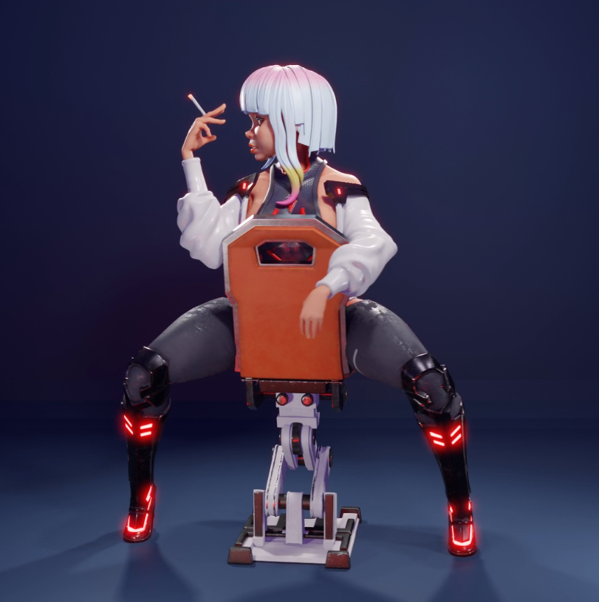 1793 Lucy_Cyberpunk Edgerunner - STL 3D Print Files