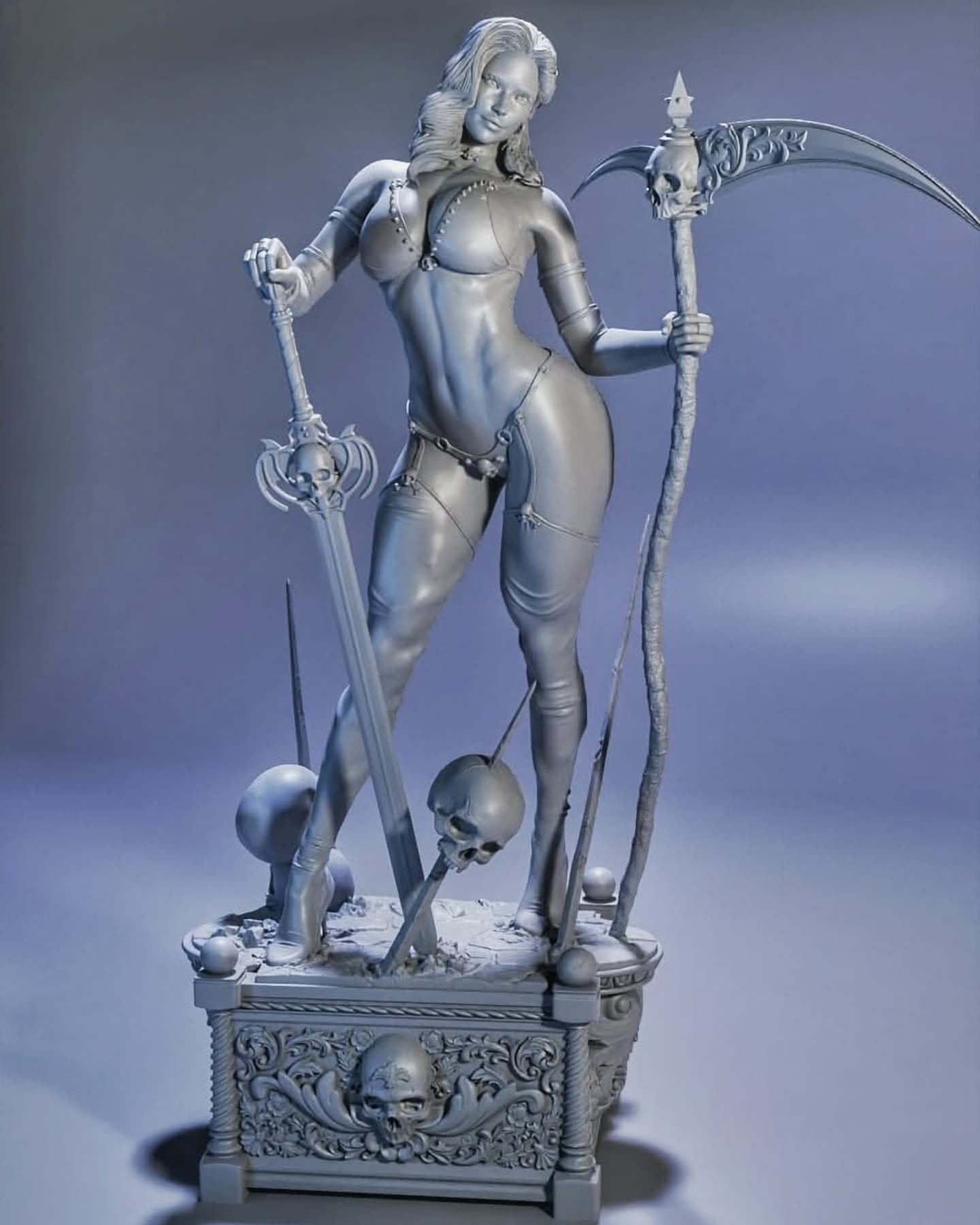 0841 Lady Death - STL 3D Print Files