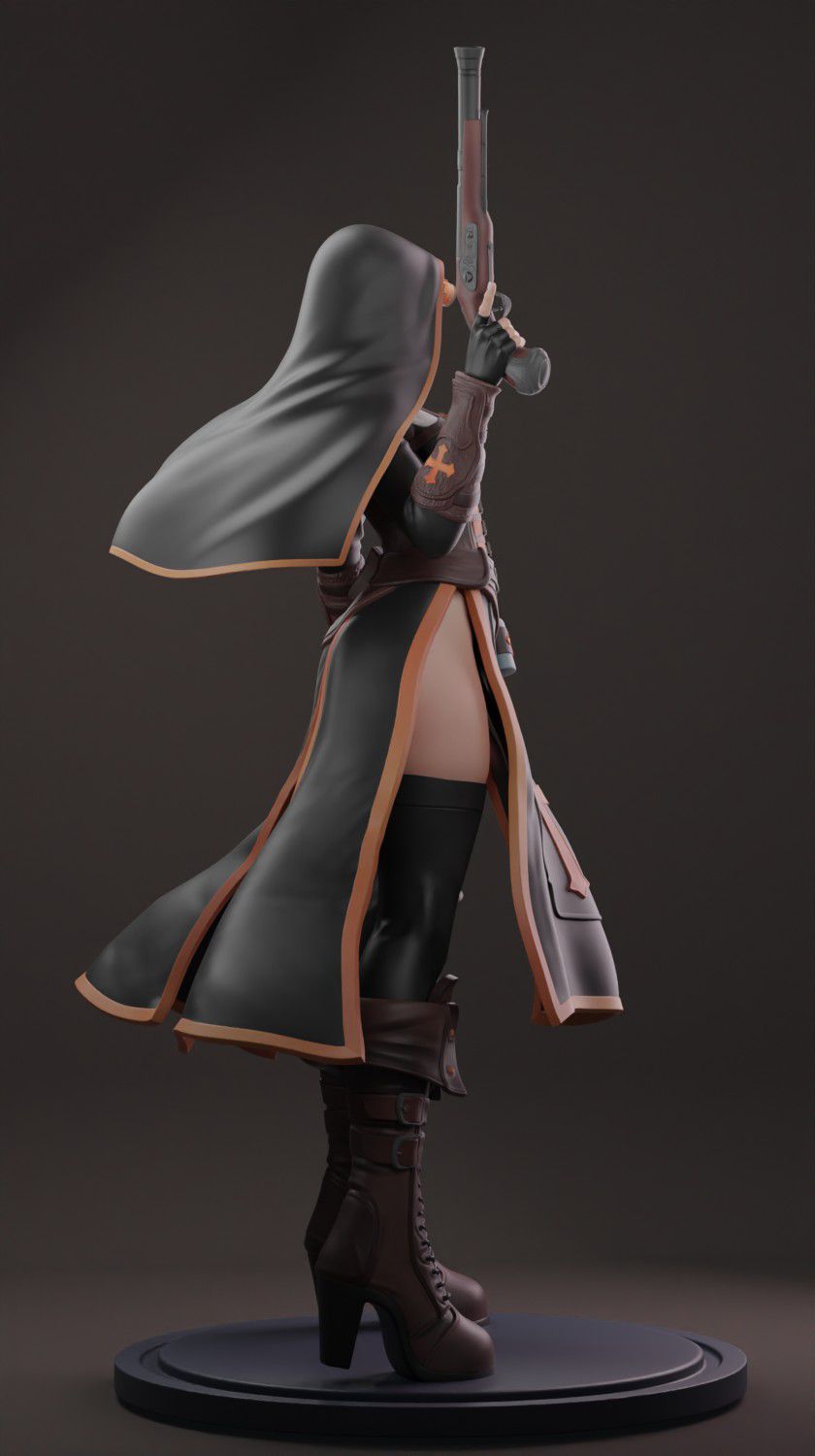1063 Hunter Nun - STL 3D Print Files