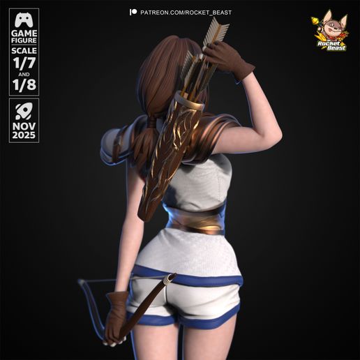2092 Shana_The Legend of Dragoon - STL 3D Print Files