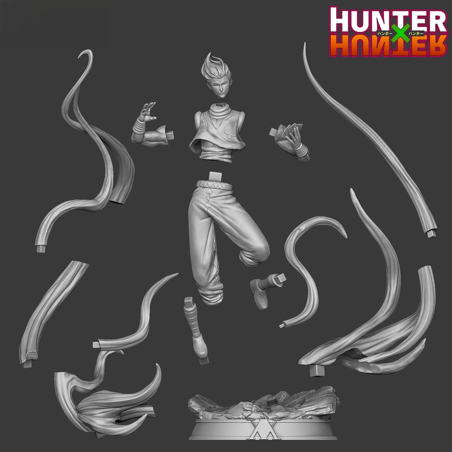 0951 Hisoka Morow - Hunter X Hunter (2209) - STL 3D Print Files