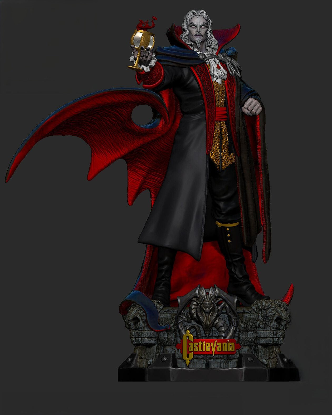 0630 Dracula - Castlevania - STL 3D Print Files