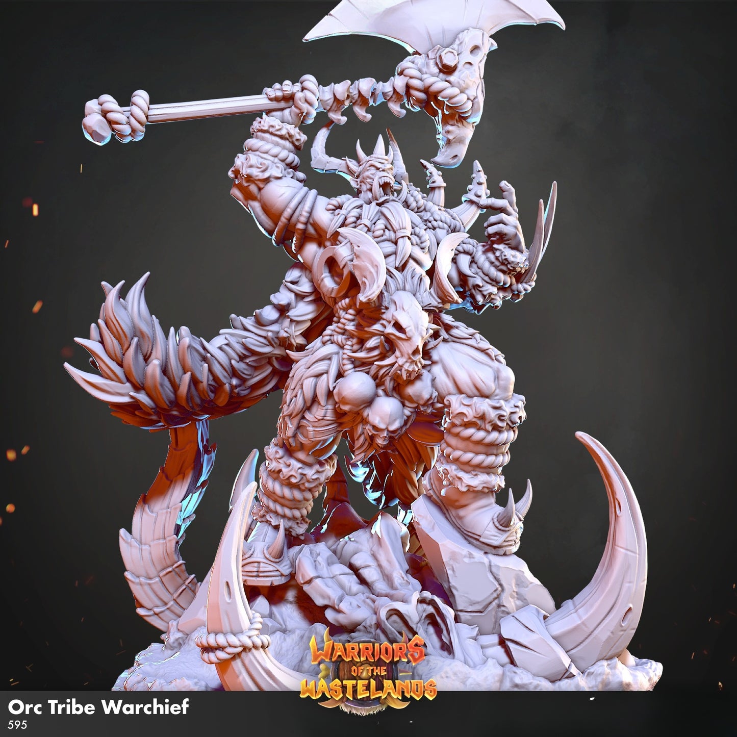 0846 Warriors of the Wastelands - STL 3D Print Files