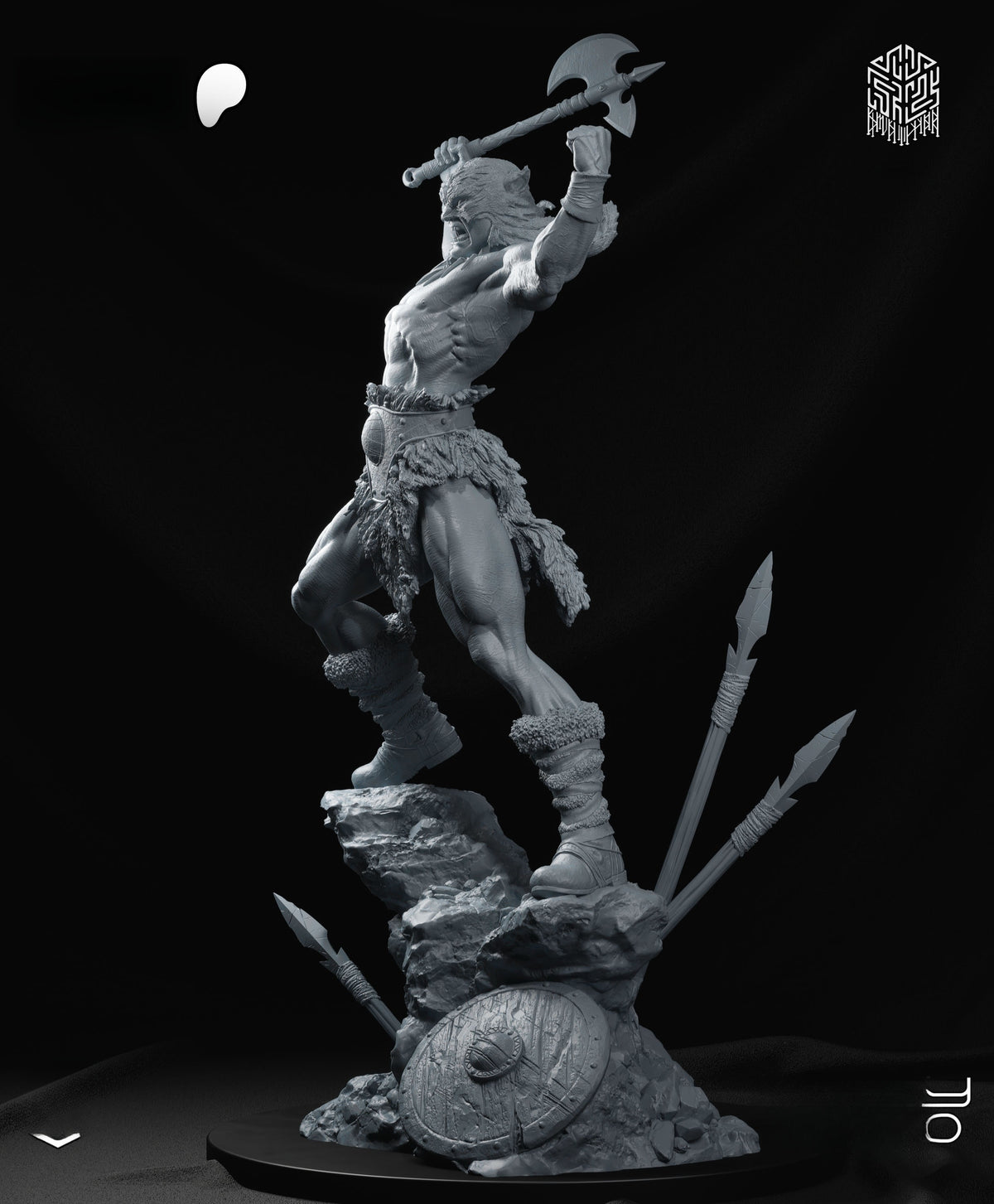1800 The Dark Wolf - STL 3D Print Files