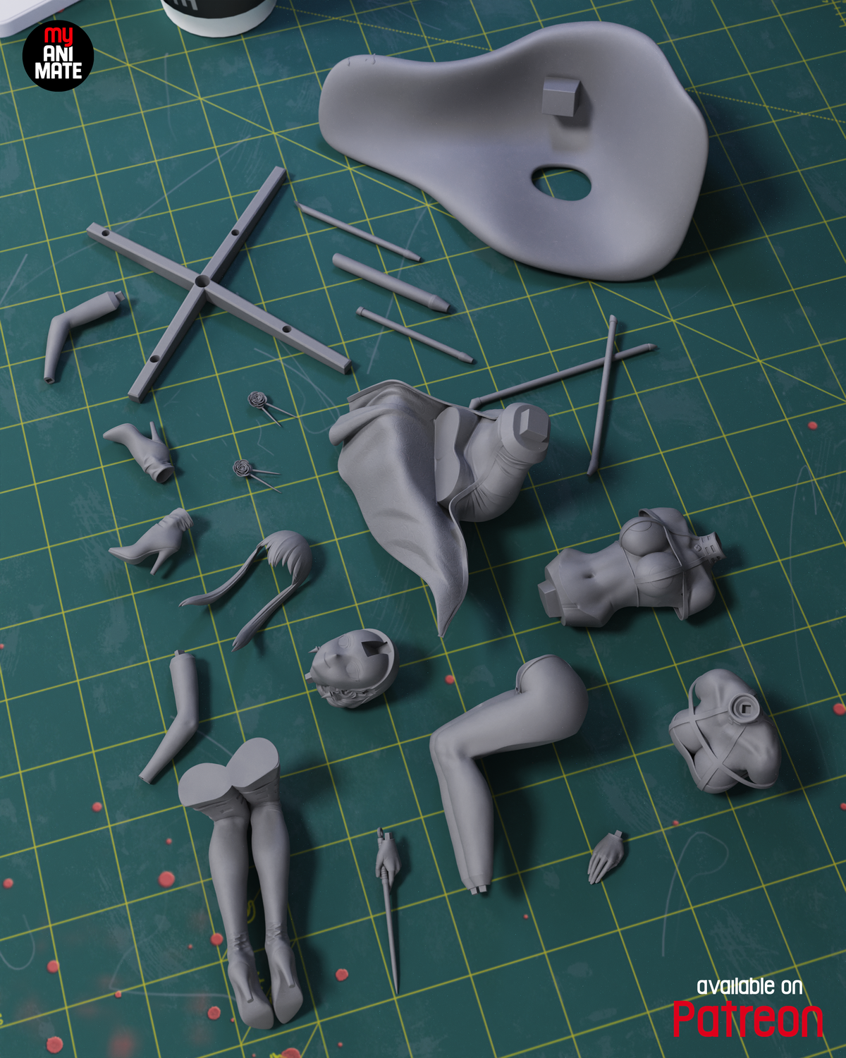 1911 Yor Forger SpyFamily - STL 3D Print Files