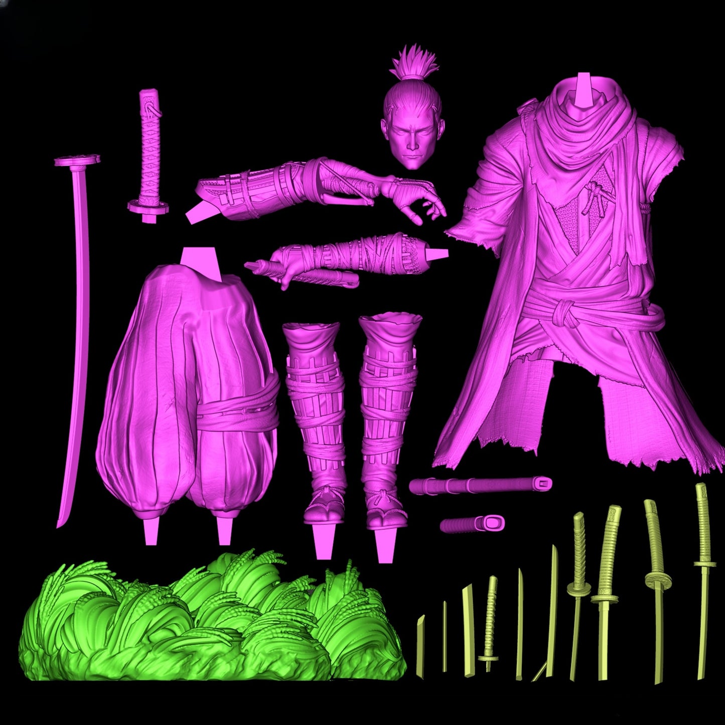 1014 Sekiro_Shadows Die Twice - STL 3D Print Files
