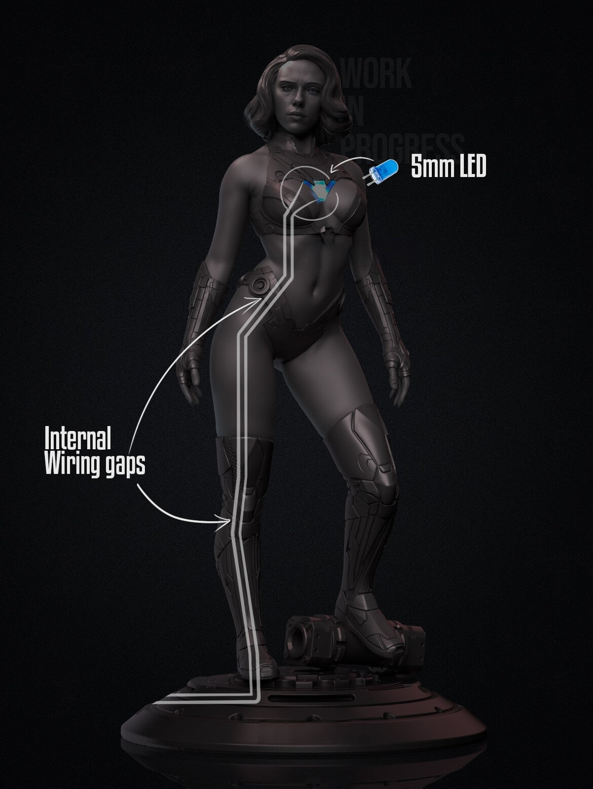 0425 Iron Widow (1455) - STL 3D Print Files