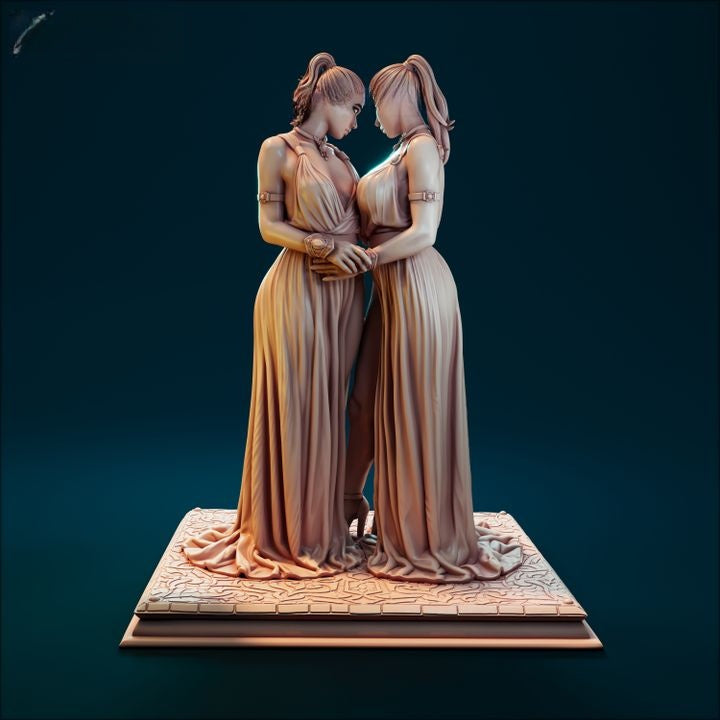 1717 Twins_Mini NSFW - STL 3D Print Files