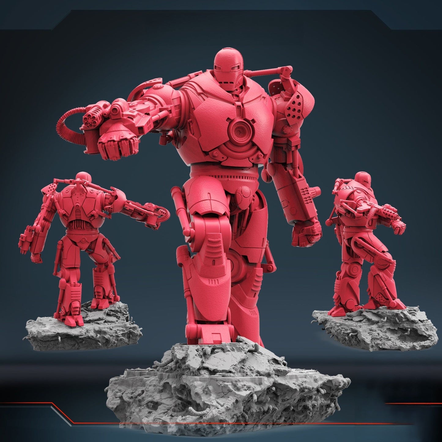 0455 IRON MONGER - Iron Man - STL 3D Print Files