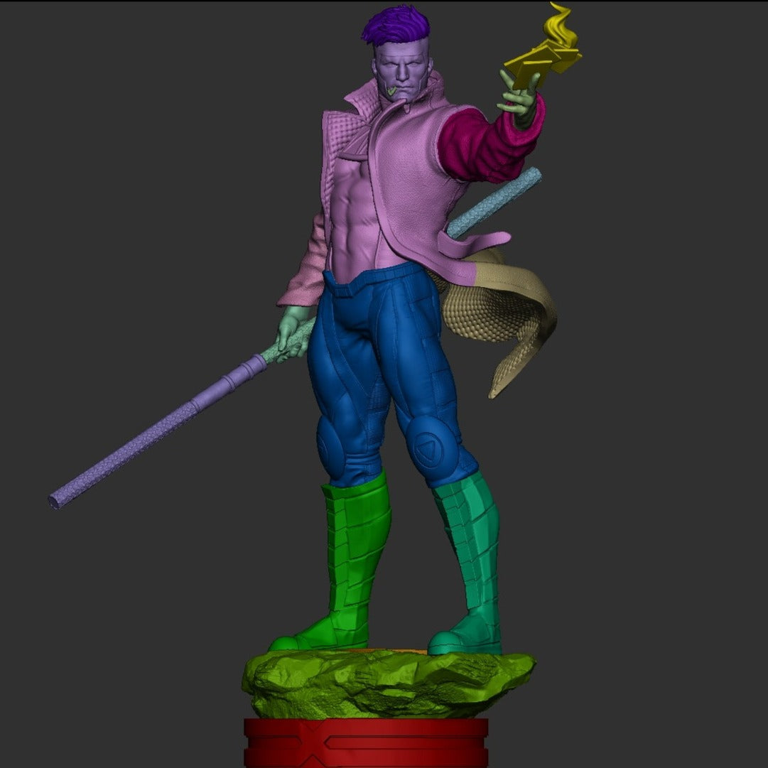 0139 Gambit - X-MEN (1632) - STL 3D Print Files