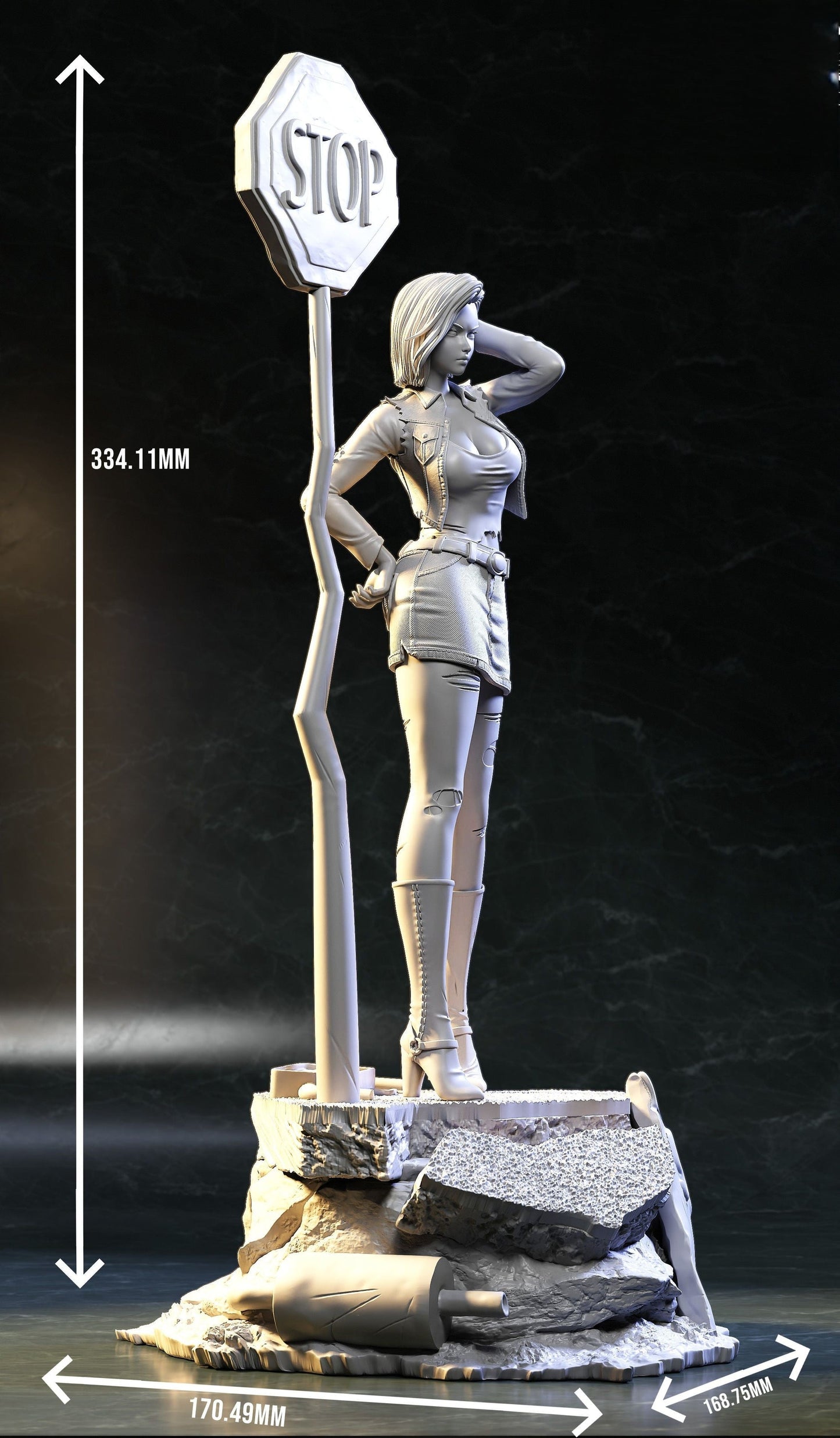0787 Android 18 - STL 3D Print Files