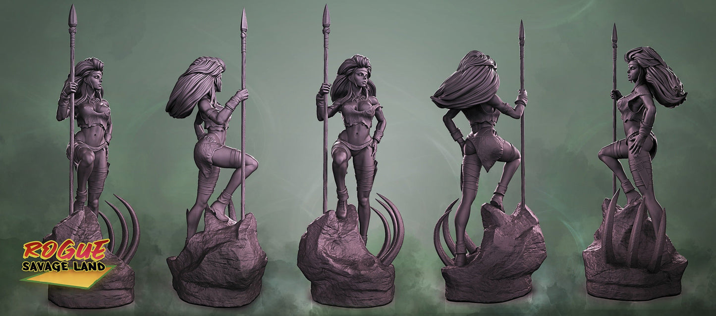 0526 Rogue - Savage Lands - X-men (1381) - STL 3D Print Files