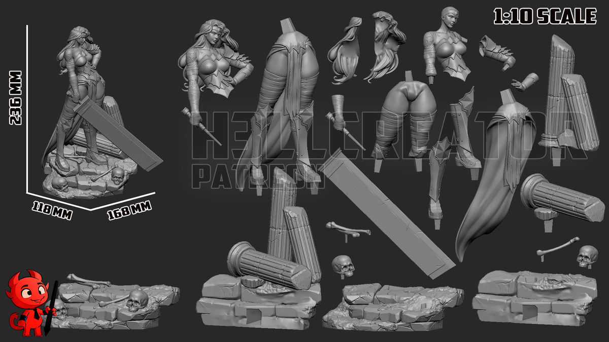1941 Absolute Wonder Woman_DC Comics - STL 3D Print Files