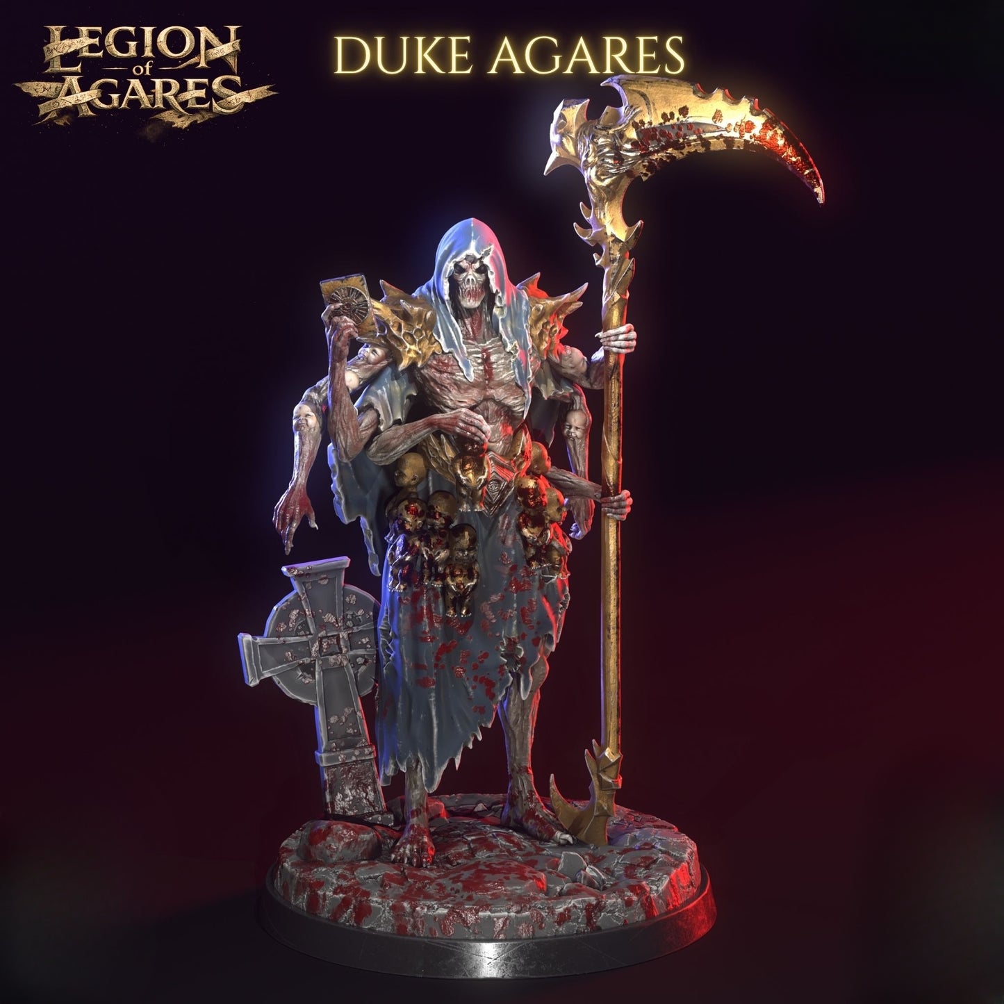 1508 Legion of Agares Miniatures Set April2026 - STL 3D Print Files