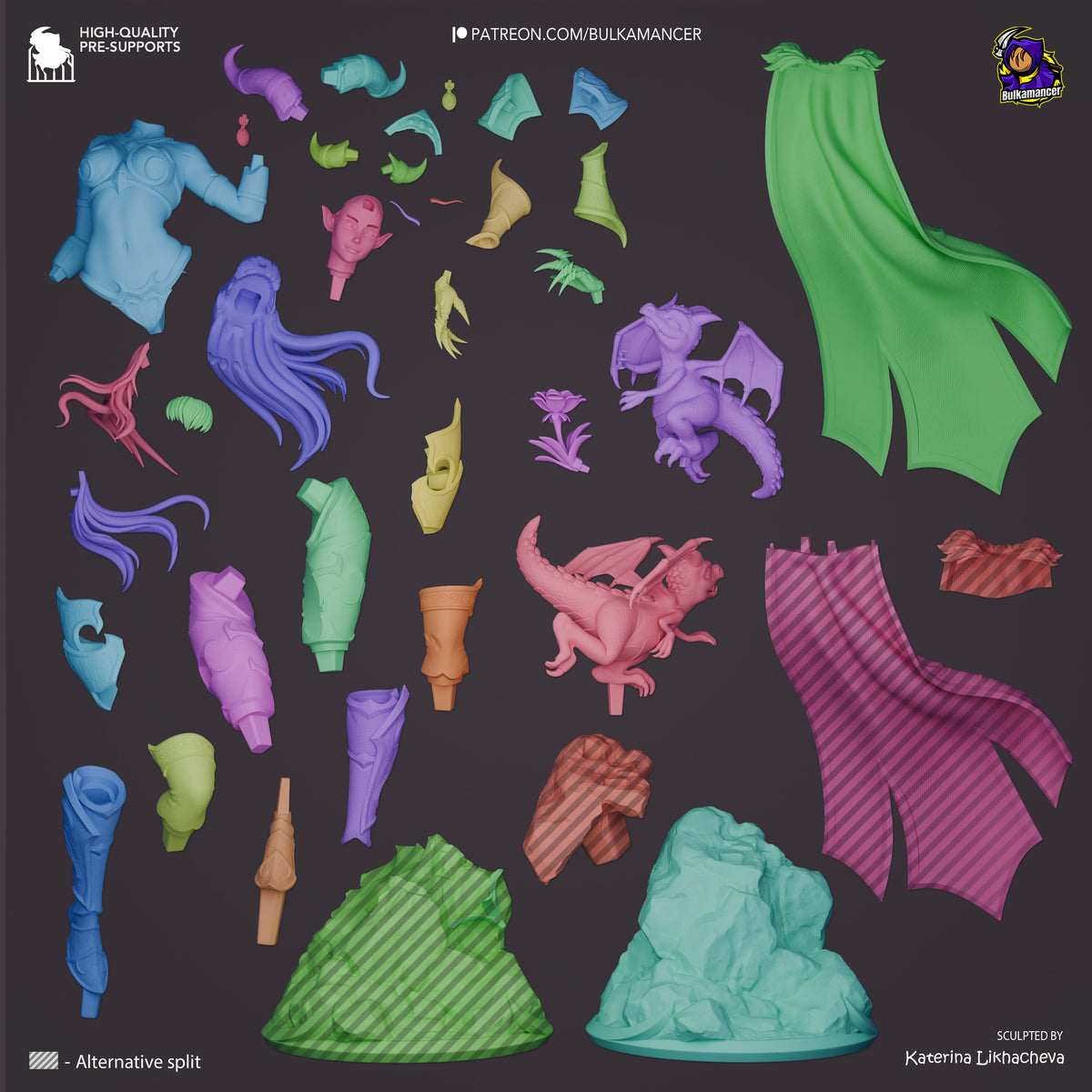 1893 Alexstrasza_World of Warcraft - STL 3D Print Files