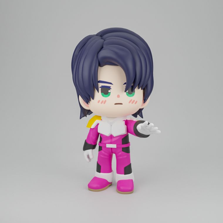 0134 Athrun Zala - STL 3D Print Files
