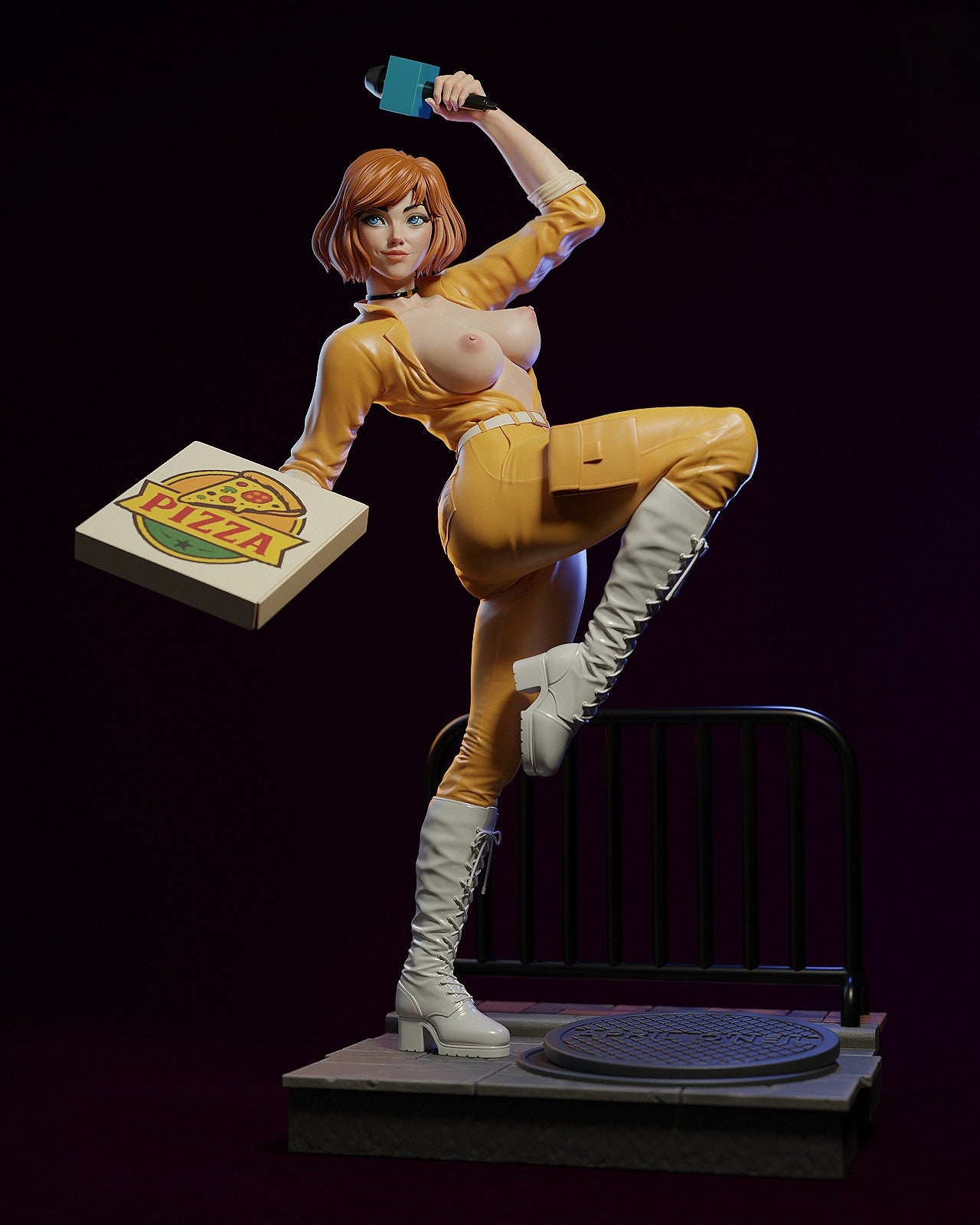 1002 April O Neil - STL 3D Print Files