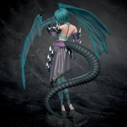 2132 Hatsune Miku_Dragon Miku - STL 3D Print Files